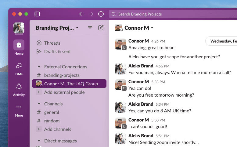 Slack Screenshot